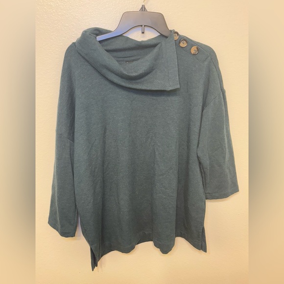 Tahari Women's Dark Teal Sweater - Picture 2 of 5